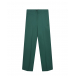 Темно-зеленые брюки со стрелками MM6 Maison Margiela | Фото 1