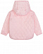 Розовая стеганая куртка с рюшами Monnalisa | Фото 2