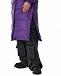 Стеганое двусторонне пальто, фиолетовое Yves Salomon | Фото 18