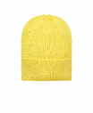 Желтая шапка со стразами
