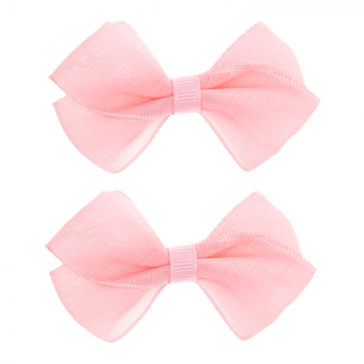 Зажим для волос Wavy Bow, 2 шт, розовый Junefee | Фото 1