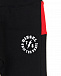 Черные спортивные брюки с логотипом Diesel | Фото 4