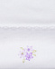 Белая шапка с цветочной вышивкой Lyda Baby | Фото 3