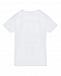 Белая футболка с принтом &quot;Павлин&quot; Roberto Cavalli | Фото 2