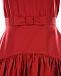 Красное приталенное платье с пышной юбкой Monnalisa | Фото 3