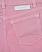Розовые джинсовые шорты Diesel | Фото 4