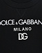 Черный свитшот с белым логотипом Dolce&Gabbana | Фото 3