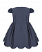 Темно-синее платье с вышивкой пайетками Baby A | Фото 2