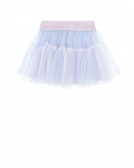 Пышная юбка из тюля Monnalisa Розовый, арт. 379GON 9945 9258 | Фото 2