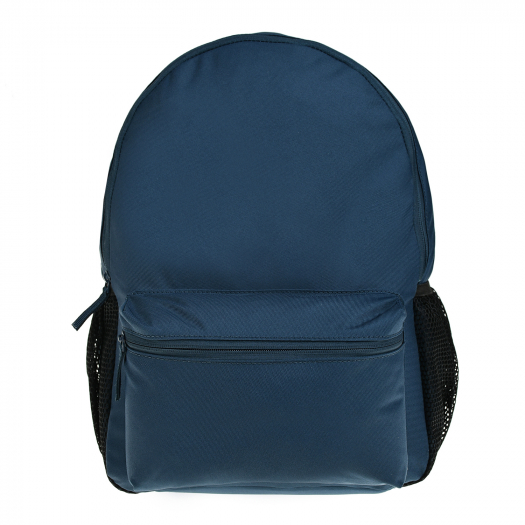 Голубой рюкзак с белым лого Emporio Armani | Фото 1