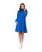 Синее приталенное платье Audrey Pietro Brunelli | Фото 7