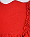 Красное платье с рюшей Aletta | Фото 3