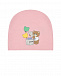Комплект: комбинезон, шапка и слюнявчик, розовый Moschino | Фото 5