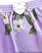 Купальник с цветочным принтом, сиреневый Monnalisa | Фото 4