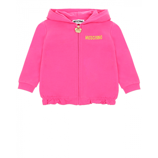 Спортивная куртка цвета фуксии Moschino | Фото 1