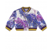 Спортивная куртка с цветочным принтом &quot;Глицинии&quot; Dolce&Gabbana | Фото 1