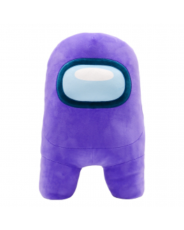 Фиолетовая плюшевая игрушка-фигурка супер мягкая, 40 см Among us , арт. 10924 | Фото 1
