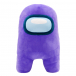 Фиолетовая плюшевая игрушка-фигурка супер мягкая, 40 см Among us | Фото 1