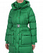 Зеленое пальто-пуховик с капюшоном Naumi | Фото 8