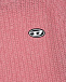 Розовый джемпер с нашивкой-лого Diesel | Фото 3