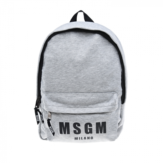 Серый рюкзак из хлопка MSGM | Фото 1