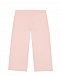 Розовые вельветовые брюки с поясом на резинке IL Gufo | Фото 2