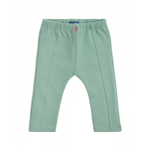 Зеленые спортивные брюки Sanetta Kidswear | Фото 1