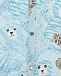 Комплект: комбинезон и шапка, принт &quot;медвежонок&quot;, голубой Roberto Cavalli | Фото 6