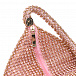 Розовая сумка-мешочек со стразами, 12x11x4 см David Charles | Фото 5