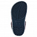Темно-синие сланцы с логотипом Crocs | Фото 5