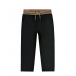 Черные брюки с эластичным поясом в полоску Burberry | Фото 1