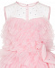 Розовое платье с оборками Sasha Kim | Фото 3