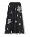 Черная юбка с цветочным декором  | Фото 5