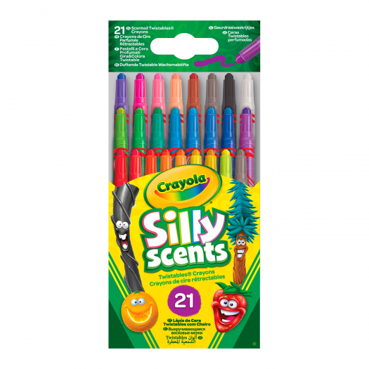 Ароматизированные выкручивающиеся восковые мелки-мини, 21 шт. Crayola | Фото 1