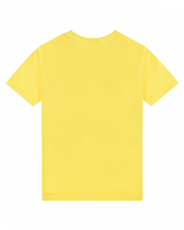 Желтая футболка с лого в тон No. 21 Желтый, арт. N21582 N0263 0N207 | Фото 2