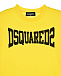 Желтая футболка с логотипом Dsquared2 | Фото 2