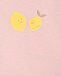 Футболка с принтом лимонов, светло-розовая Sanetta Pure | Фото 3