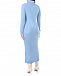Голубое платье-водолазка для беременных из шерсти и кашемира Pietro Brunelli | Фото 3