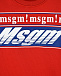 Красный свитшот с белым логотипом MSGM | Фото 3