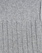 Серый шарф из кашемира и шерсти  | Фото 3