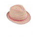 Розовая шляпа разноцветного плетения MaxiMo | Фото 1
