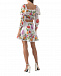 Белая юбка с цветочным принтом Charo Ruiz | Фото 3