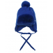 Синяя шапка с меховой отделкой Il Trenino | Фото 1