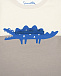 Футболка с принтом &quot;синий крокодил&quot; Sanetta Kidswear | Фото 3