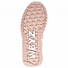 Розовые кроссовки с белым лого W6YZ | Фото 5