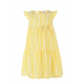 Платье в желто-белую полоску Aletta | Фото 1