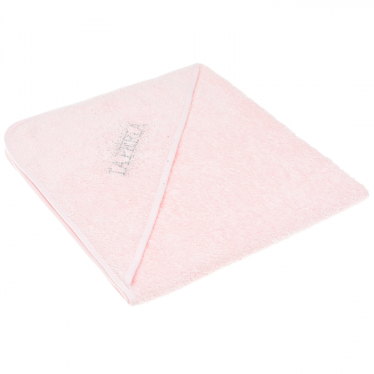 Розовое полотенце с уголком La Perla | Фото 1
