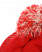 Красная шапка со стразами и помпоном Il Trenino | Фото 4