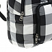Рюкзак в черно-белую клетку, 36x27x12 см Moncler | Фото 6