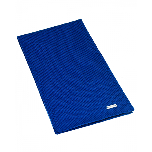 Ярко-синий шарф 134х20 см. Il Trenino | Фото 1